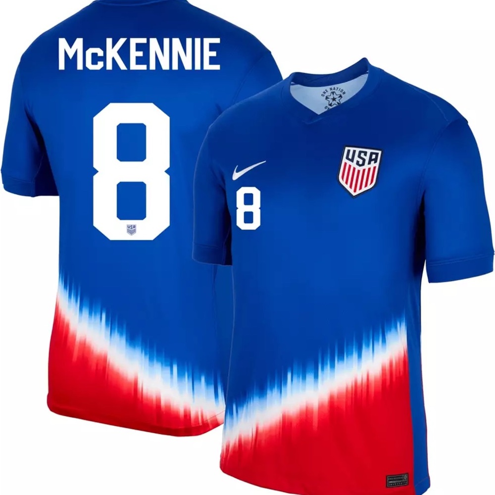 Nike Adult USMNT Weston McKennie #8 2024 Away Replica Jersey. NWT! Large.